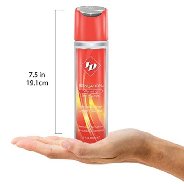ID SENSATION - VANDENS PAGRINDO LUBRIKANTAS SU ŠILUMOS EFEKTU 250 ML - Image 3