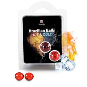 SECRETPLAY - BRAZILŲ KAMUOLIUKAI ŠILUMOS IR VĖSUMOS EFEKTAS 2 VIENETAI